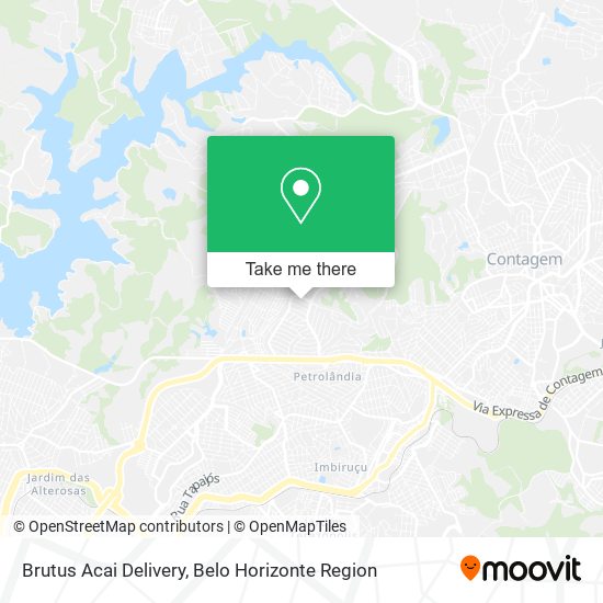 Brutus Acai Delivery map