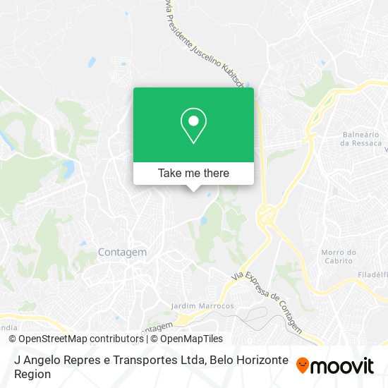 J Angelo Repres e Transportes Ltda map