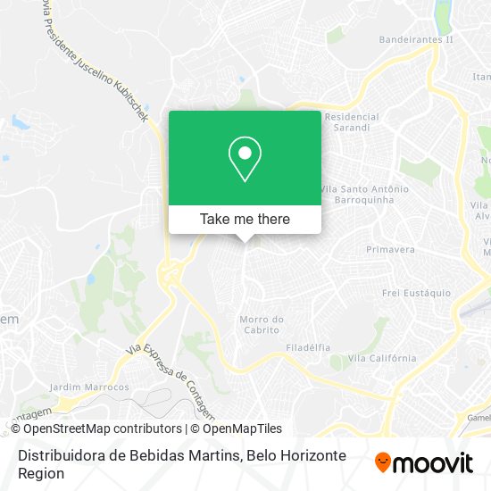 Distribuidora de Bebidas Martins map