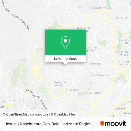 Jesuino Nascimento Cos map