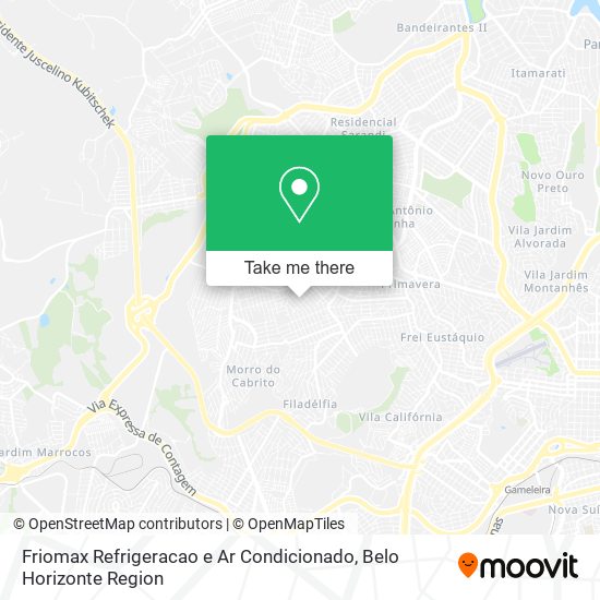 Friomax Refrigeracao e Ar Condicionado map