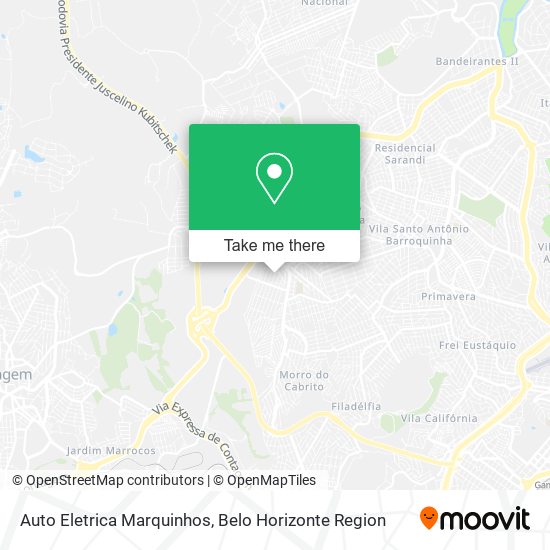 Auto Eletrica Marquinhos map
