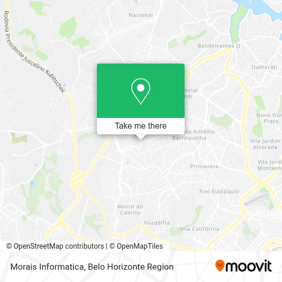 Morais Informatica map