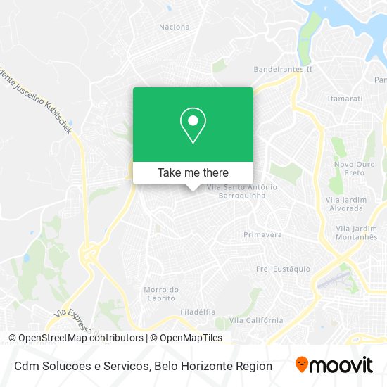 Cdm Solucoes e Servicos map