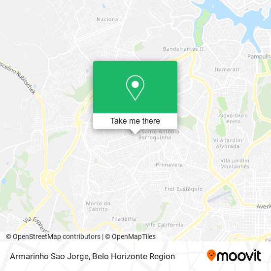 Armarinho Sao Jorge map