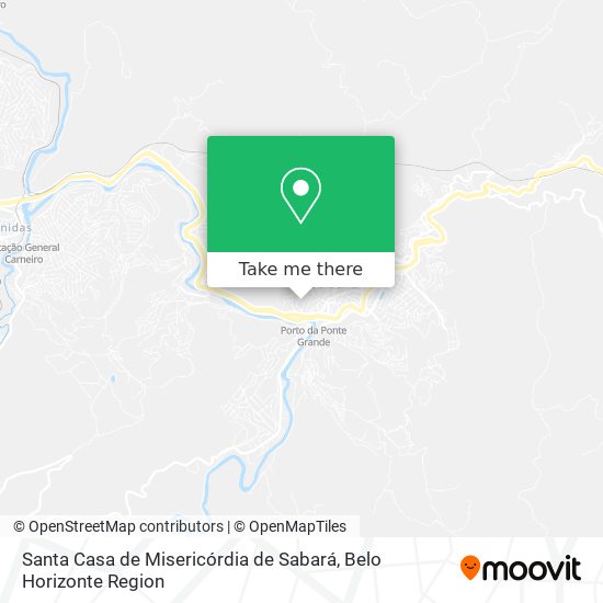 Santa Casa de Misericórdia de Sabará map