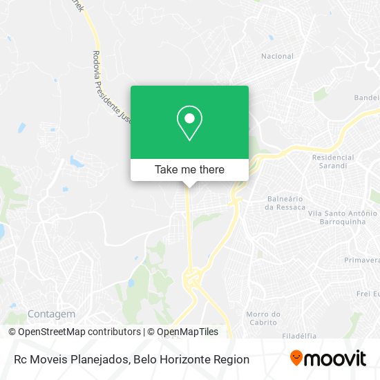 Mapa Rc Moveis Planejados