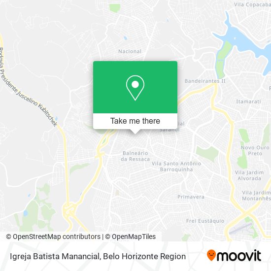 Igreja Batista Manancial map