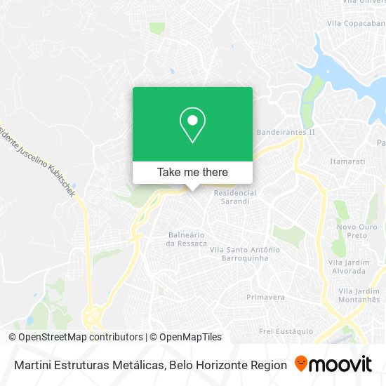 Martini Estruturas Metálicas map