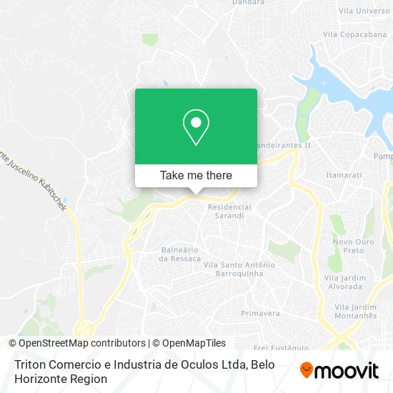 Triton Comercio e Industria de Oculos Ltda map