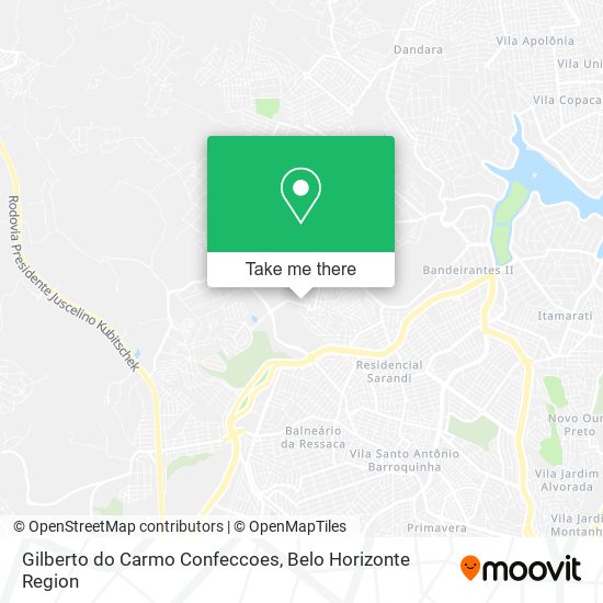 Gilberto do Carmo Confeccoes map