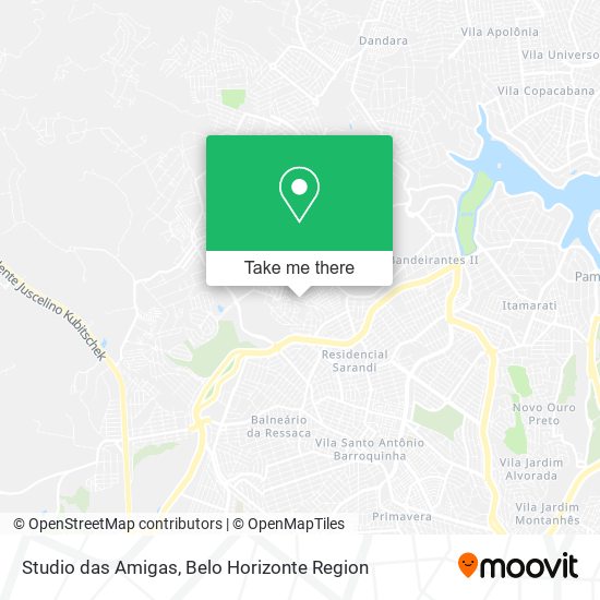 Studio das Amigas map