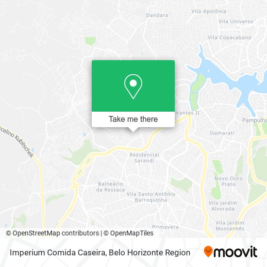 Imperium Comida Caseira map