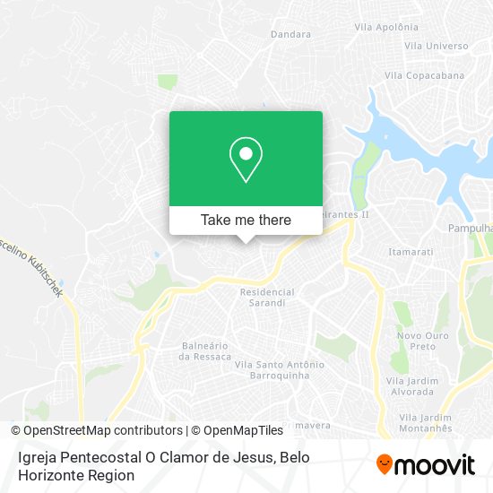Igreja Pentecostal O Clamor de Jesus map
