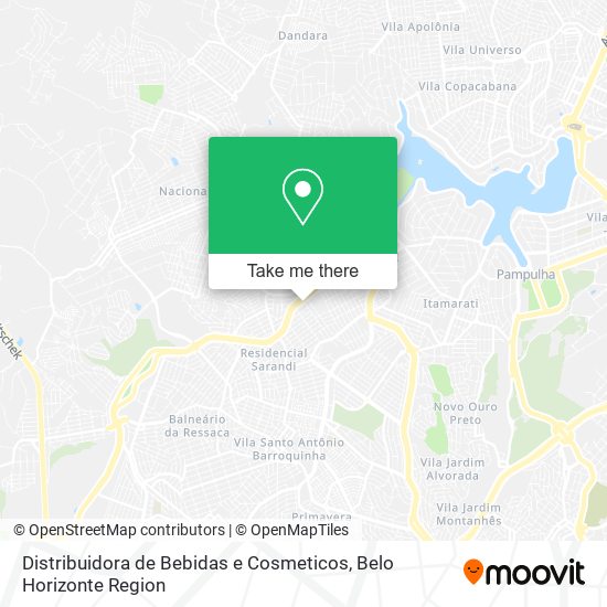 Distribuidora de Bebidas e Cosmeticos map