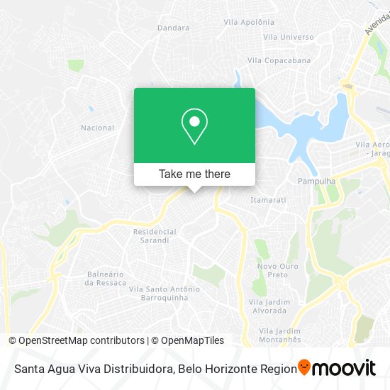 Santa Agua Viva Distribuidora map