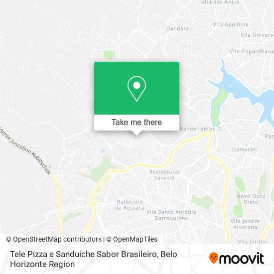 Tele Pizza e Sanduiche Sabor Brasileiro map