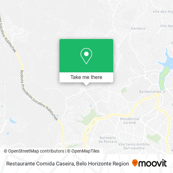 Restaurante Comida Caseira map