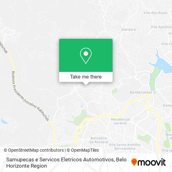 Samupecas e Servicos Eletricos Automotivos map