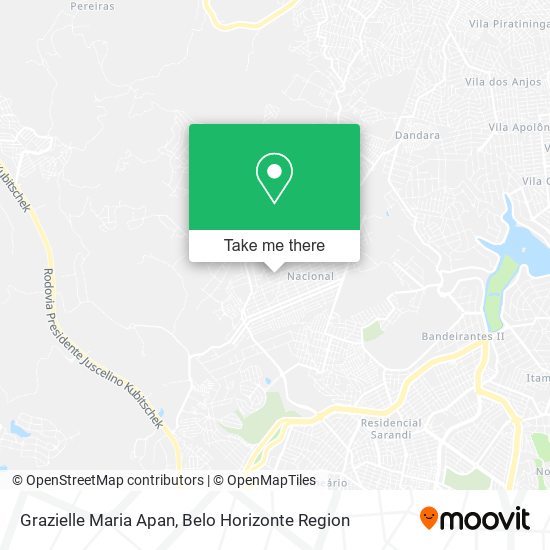 Grazielle Maria Apan map