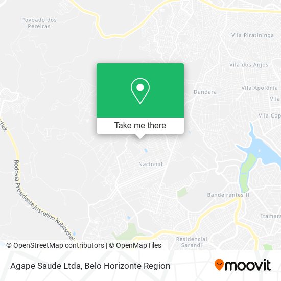 Agape Saude Ltda map