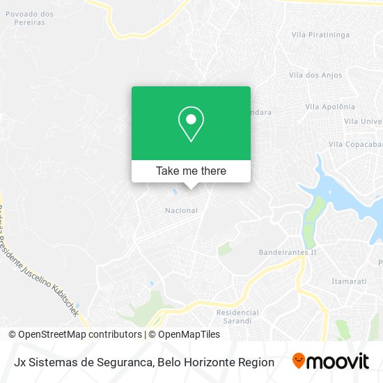 Jx Sistemas de Seguranca map