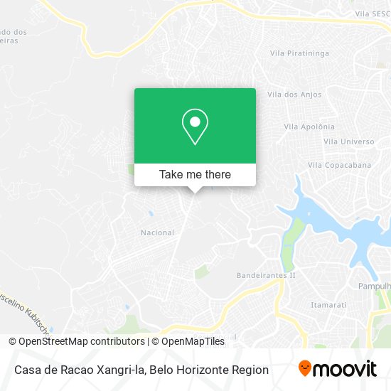 Casa de Racao Xangri-la map