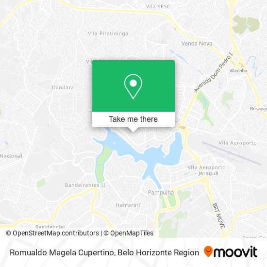 Romualdo Magela Cupertino map