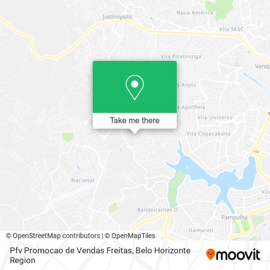 Pfv Promocao de Vendas Freitas map