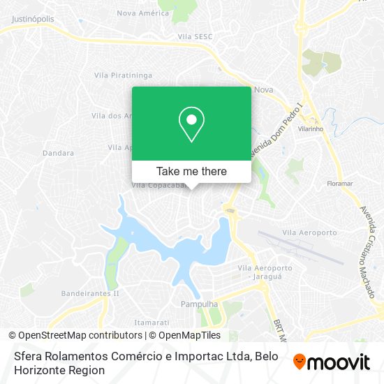 Sfera Rolamentos Comércio e Importac Ltda map
