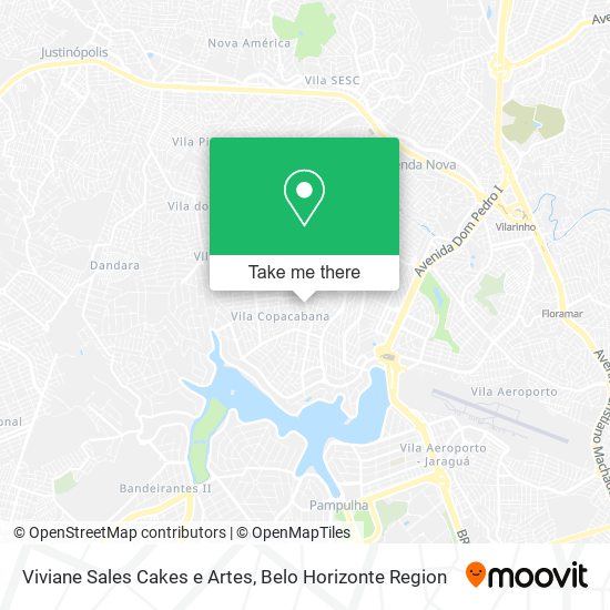 Viviane Sales Cakes e Artes map