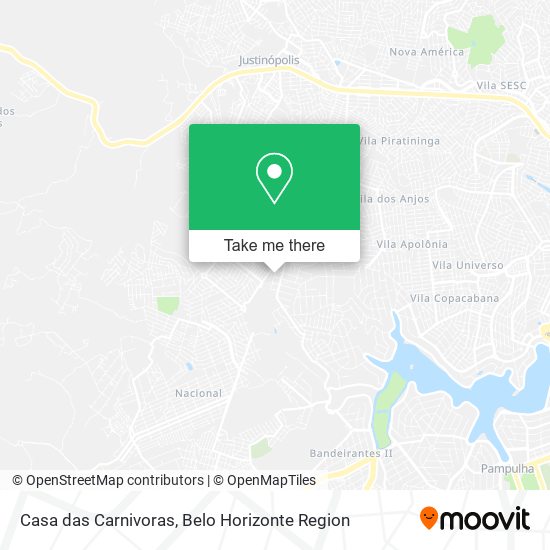 Casa das Carnivoras map