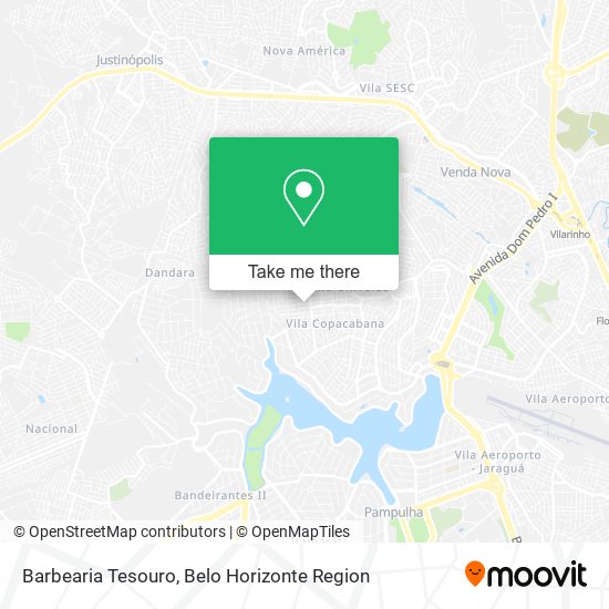 Mapa Barbearia Tesouro