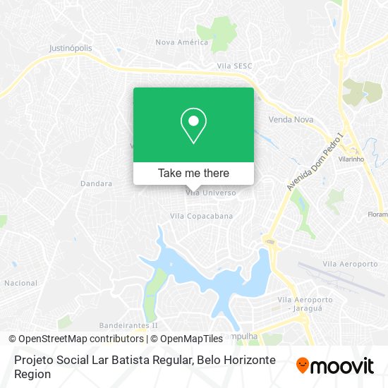 Projeto Social Lar Batista Regular map