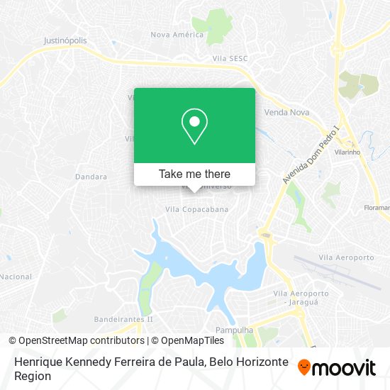 Mapa Henrique Kennedy Ferreira de Paula