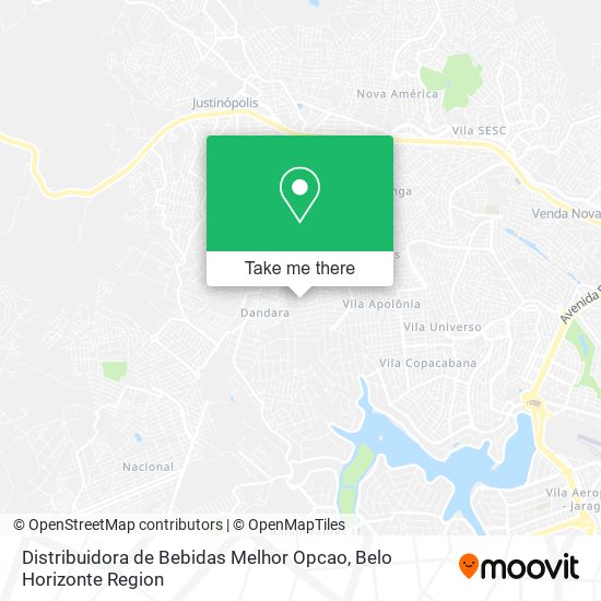 Distribuidora de Bebidas Melhor Opcao map