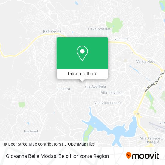 Giovanna Belle Modas map