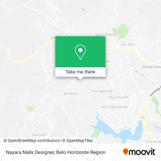 Nayara Nails Designer map