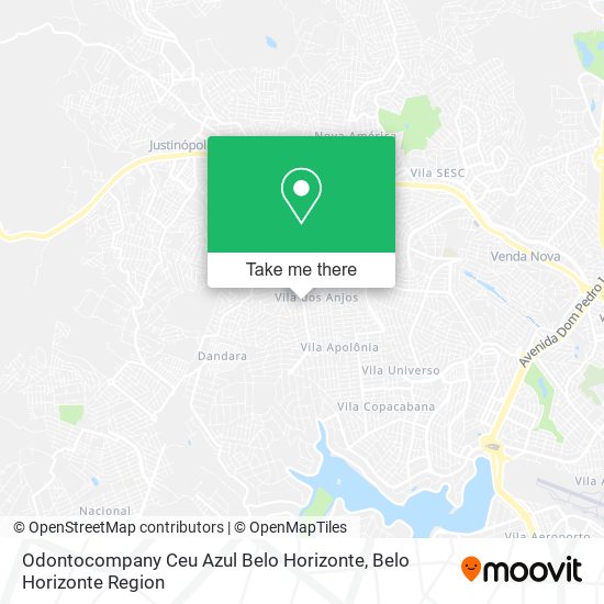 Odontocompany Ceu Azul Belo Horizonte map