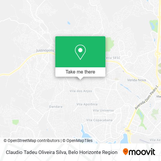 Claudio Tadeu Oliveira Silva map