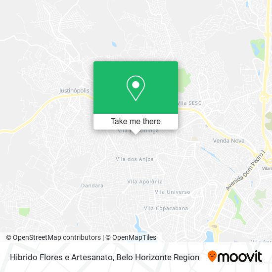 Hibrido Flores e Artesanato map