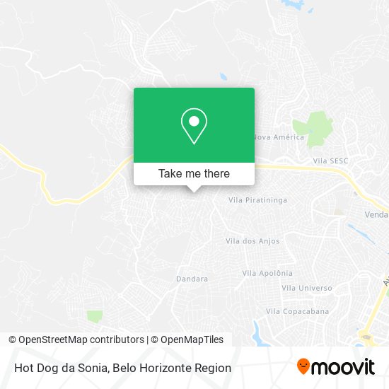 Hot Dog da Sonia map