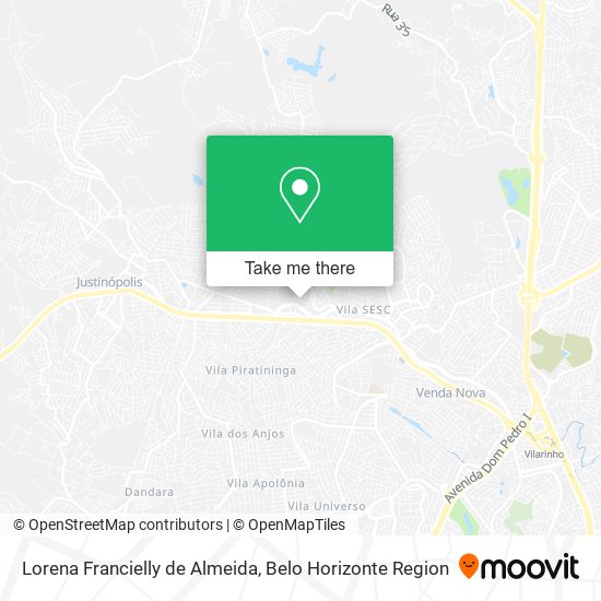 Lorena Francielly de Almeida map
