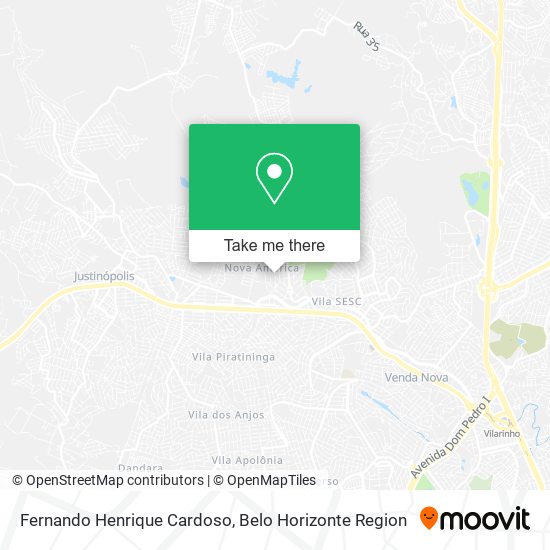 Fernando Henrique Cardoso map