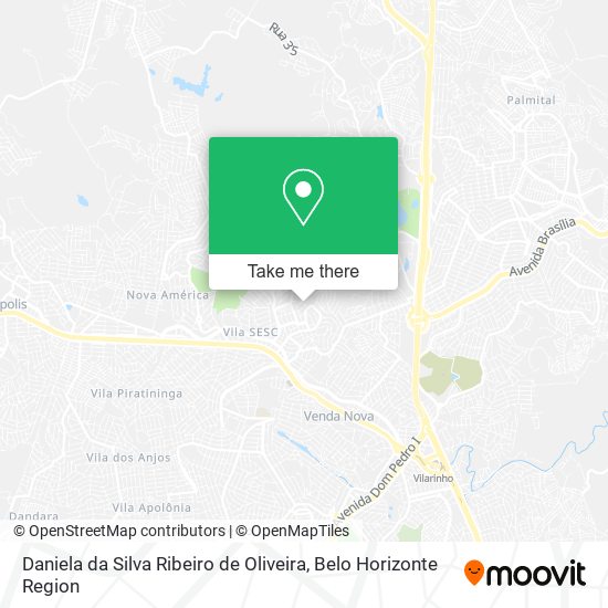 Daniela da Silva Ribeiro de Oliveira map