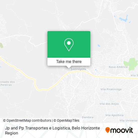 Jp and Pp Transportes e Logistica map