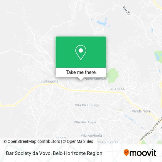 Bar Society da Vovo map