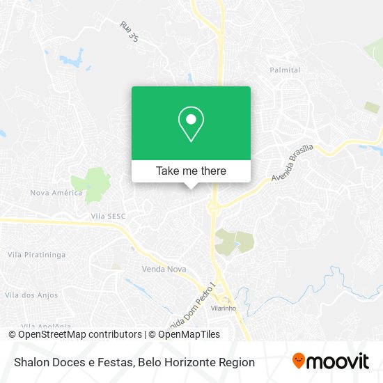 Shalon Doces e Festas map
