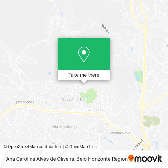 Ana Carolina Alves de Oliveira map
