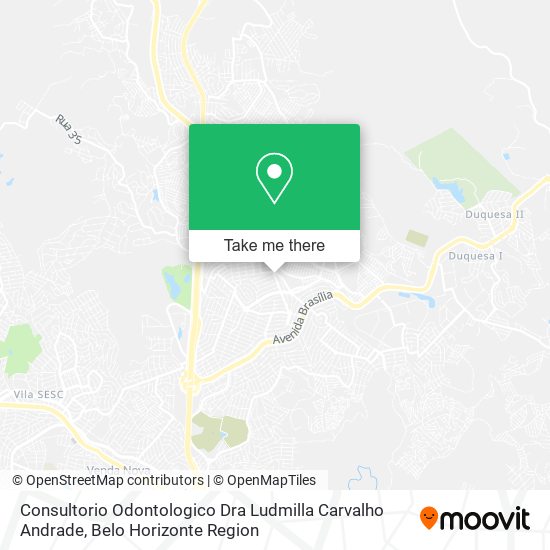 Consultorio Odontologico Dra Ludmilla Carvalho Andrade map
